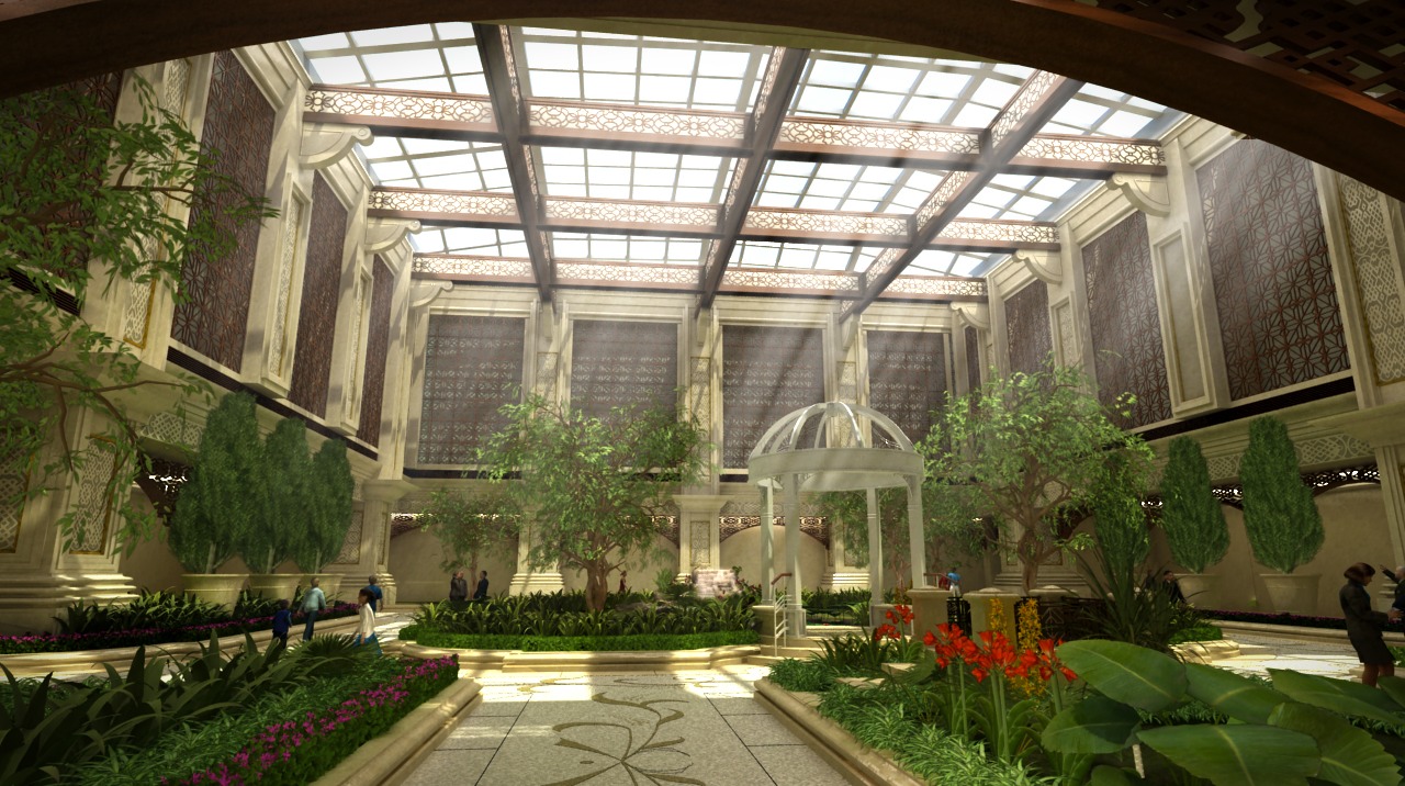 03 Sands Macau Casino Resort Interior Garden